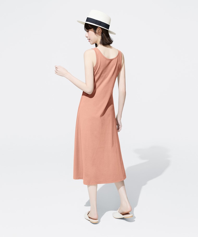 純棉背心長洋裝-女