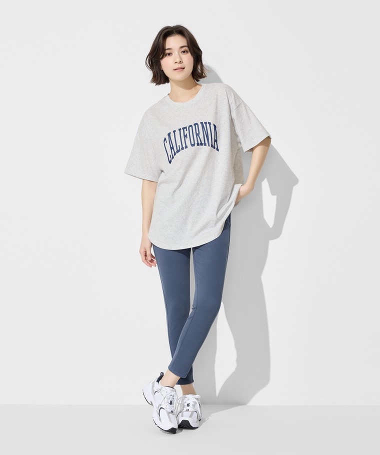 針織多色九分緊身褲-女