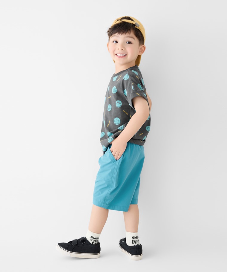 SmileyWorld®竹節棉印花T恤-童