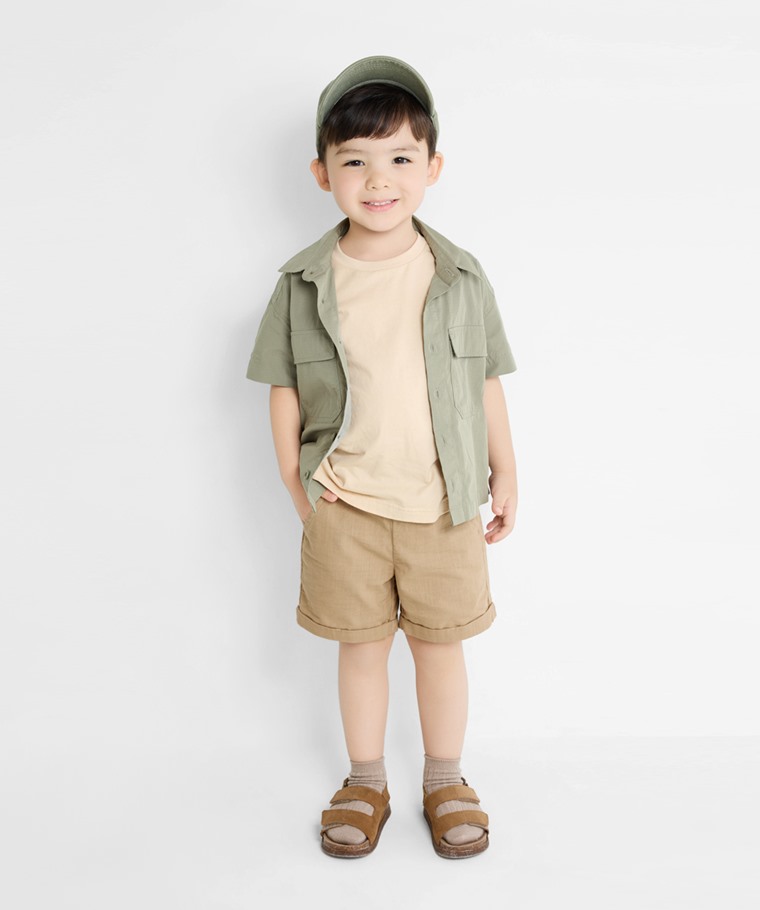 純棉圓領T恤-童