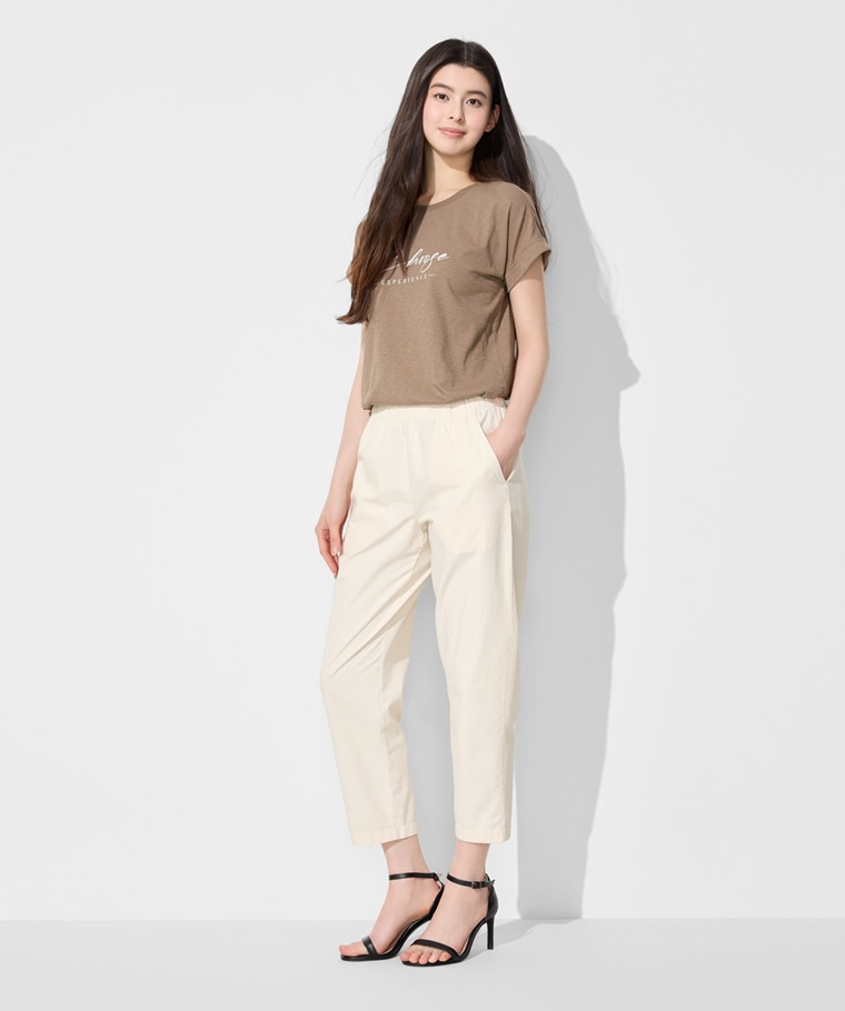 棉質輕便九分褲-女