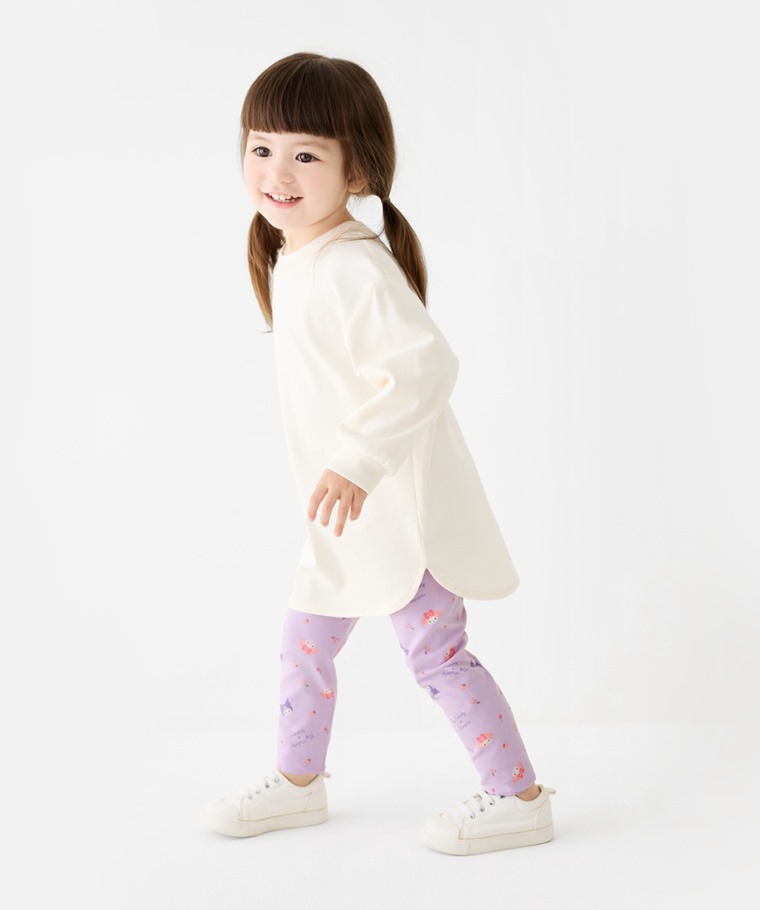 三麗鷗彈力九分內搭褲-童