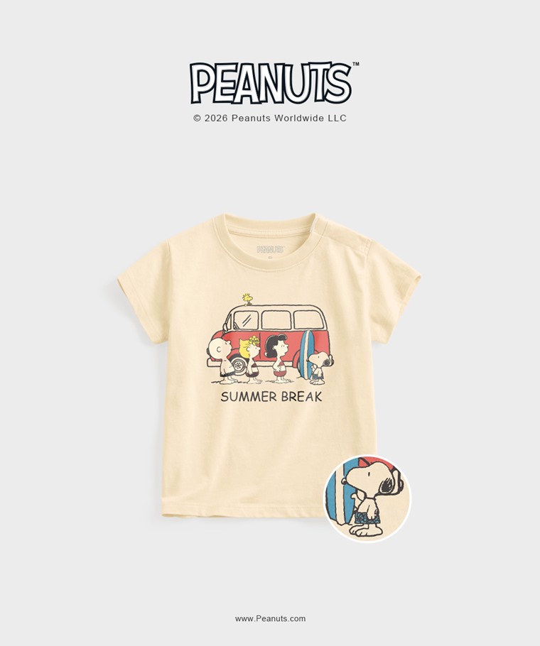 聯名系列T恤-BABY：Baby · 史努比系列印花T恤-01