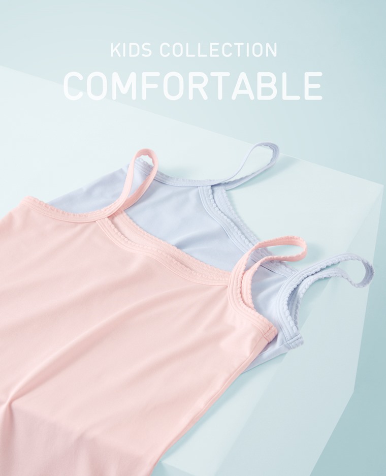 輕涼細肩帶背心-童