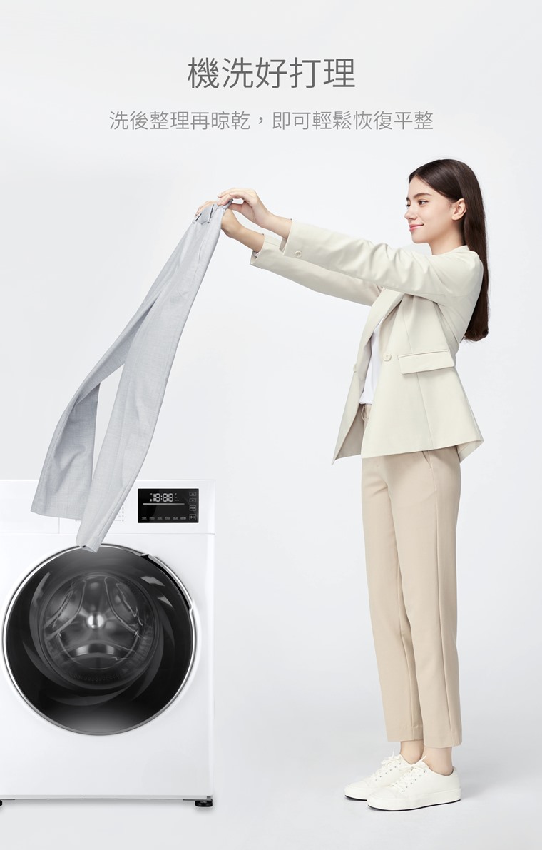 鬆緊腰頭格紋九分褲-女