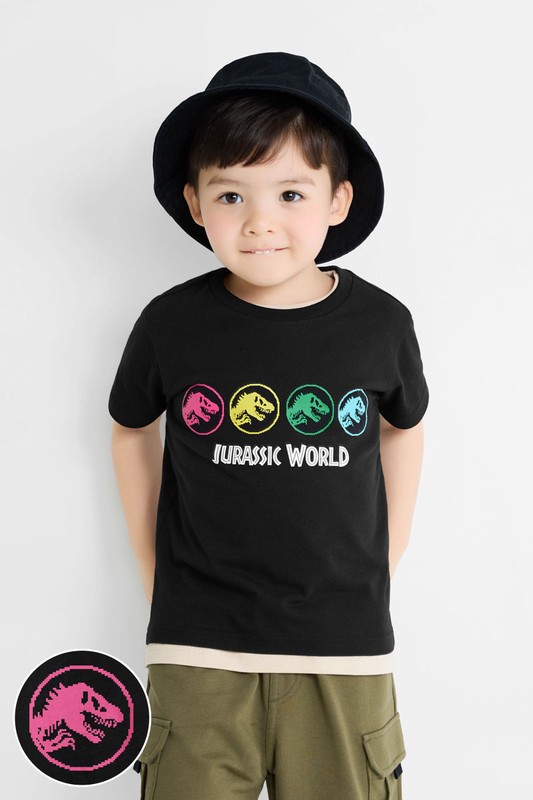 Jurassic World印花T恤-10-童