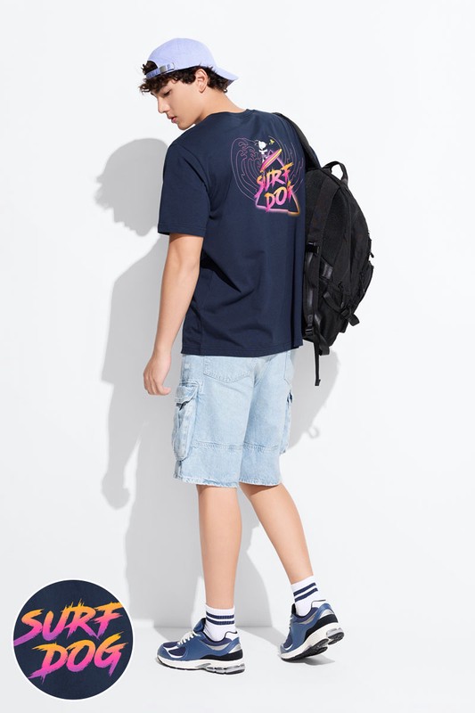 史努比系列厚版印花T恤-14-男