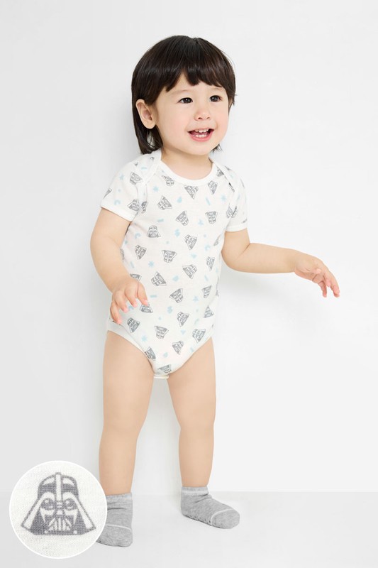 STAR WARS系列純棉羅紋包臀衣-Baby