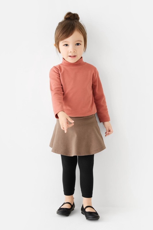 磨毛羅紋立領長袖T恤-Baby