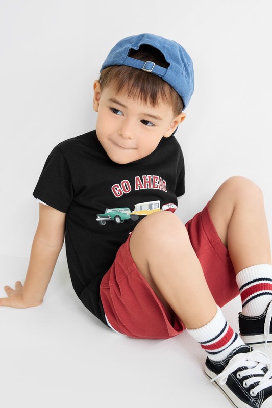 汽車印花T恤-童