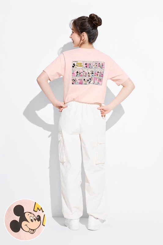迪士尼系列寬版印花T恤-24-女
