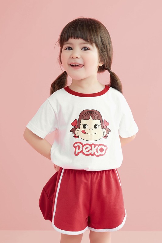 PEKO & POKO印花T恤-09-童