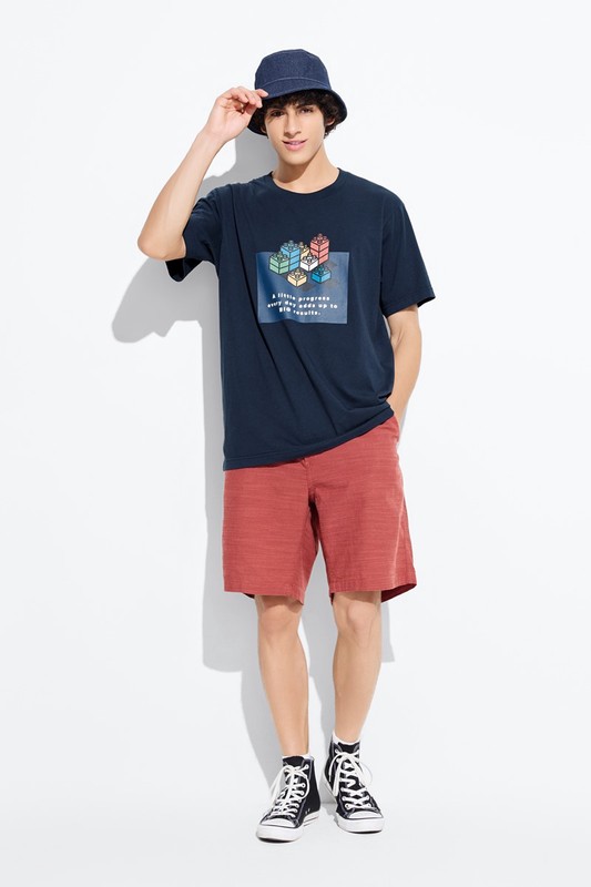 文字印花T恤-08-男