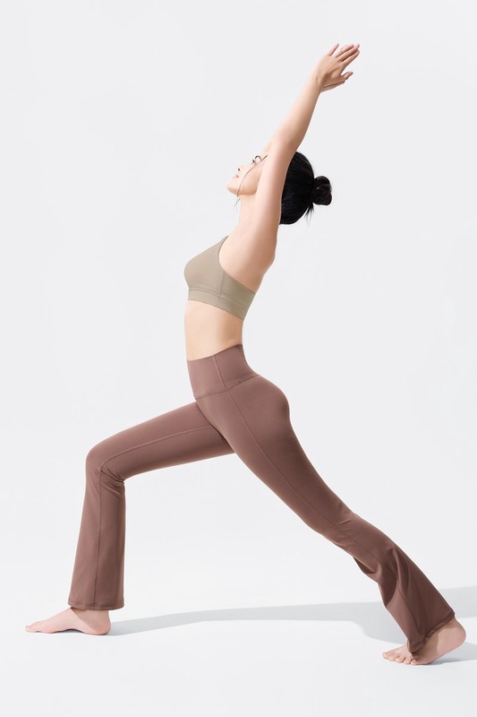 運動輕度支撐喇叭褲-女