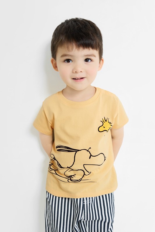 史努比系列印花T恤-07-童
