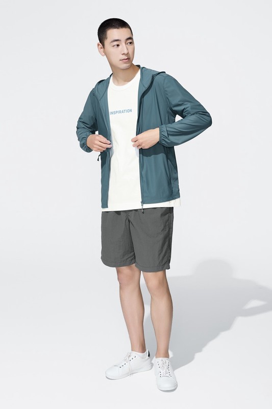 防潑水休閒海灘短褲-男