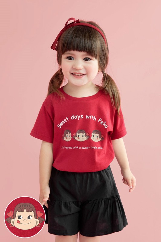 PEKO & POKO印花T恤-11-童