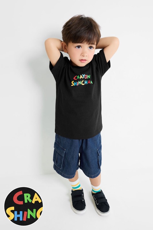 蠟筆小新印花T恤-09-童