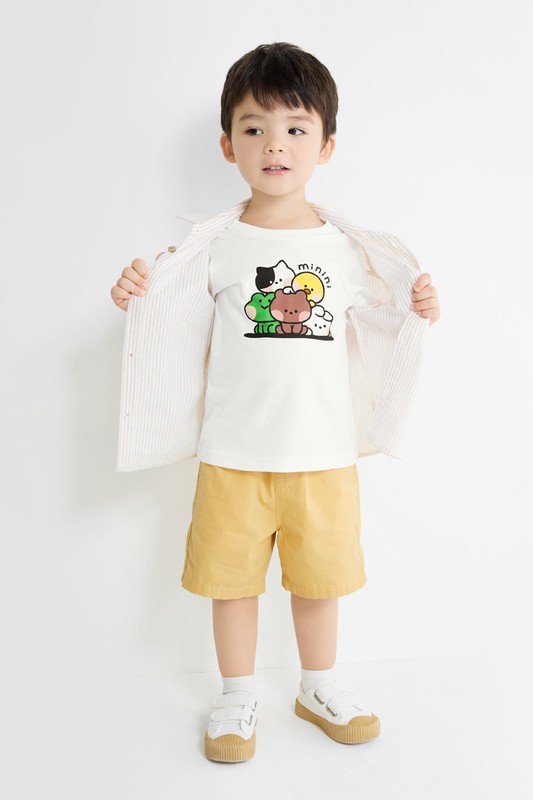 LINE FRIENDS minini印花T恤-02-童