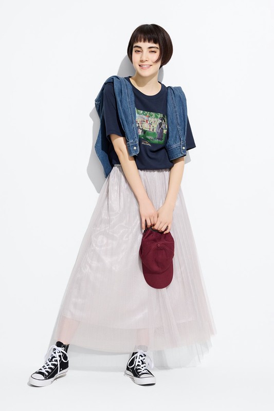 大人的圖鑑寬版印花T恤-18-女