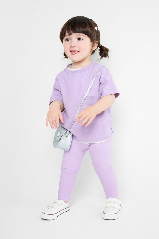 彈力九分內搭褲-Baby