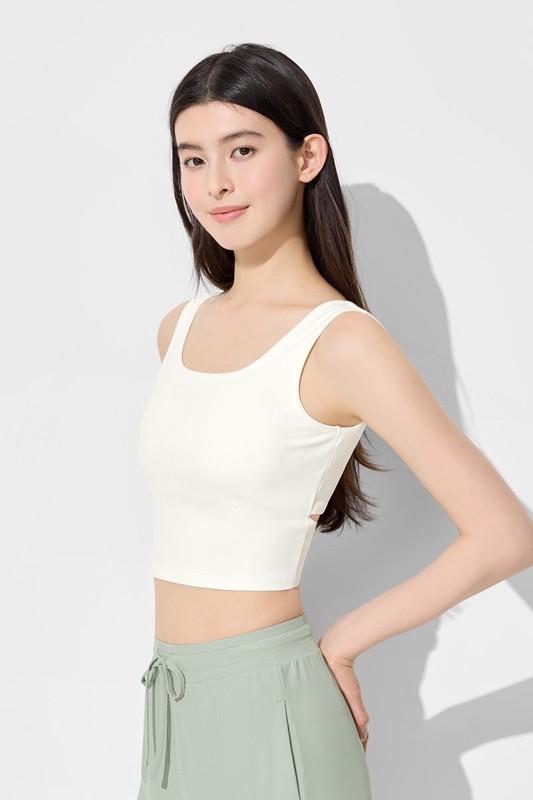 Bra美背方領背心-女