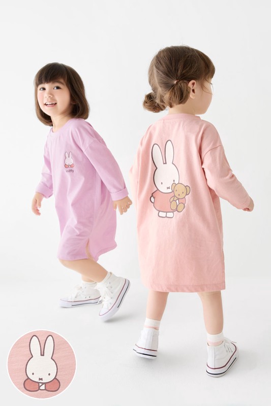 Miffy竹節棉長版上衣-Baby