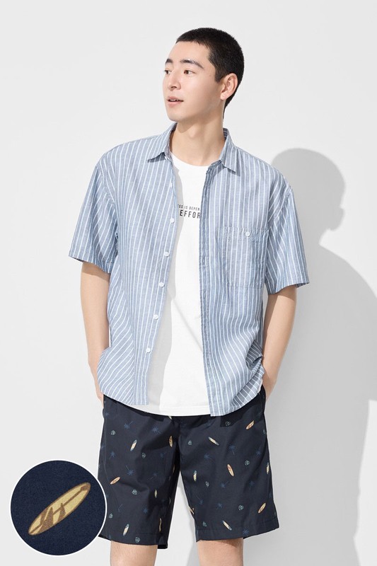 椰樹印花輕便短褲-男