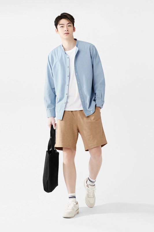 快乾棉休閒短褲-男