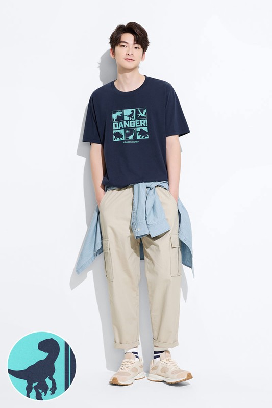 Jurassic World印花T恤-02-男