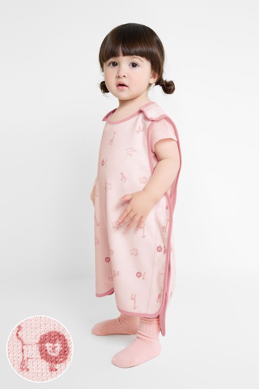 純棉動物印花薄款防踢背心-Baby