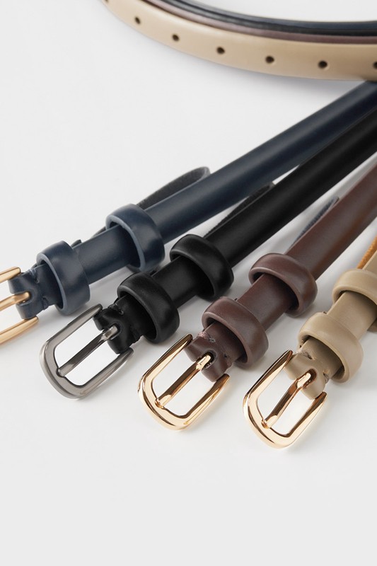 細版皮帶-女