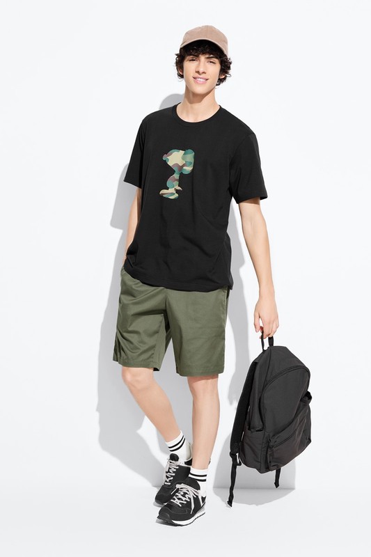 史努比系列印花T恤-05-男