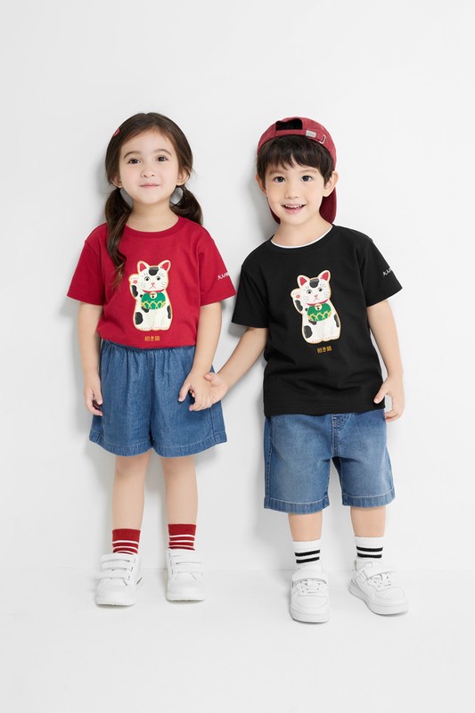 大人的圖鑑印花T恤-01-童