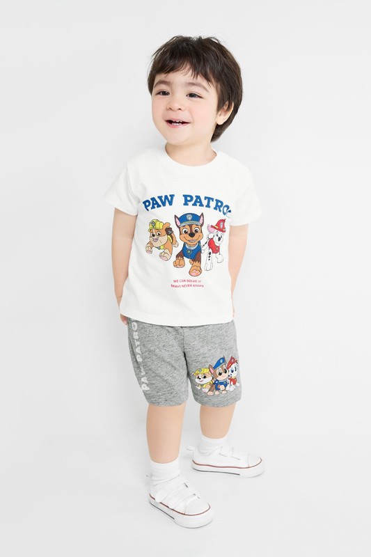 汪汪隊立大功竹節棉印花短褲-Baby