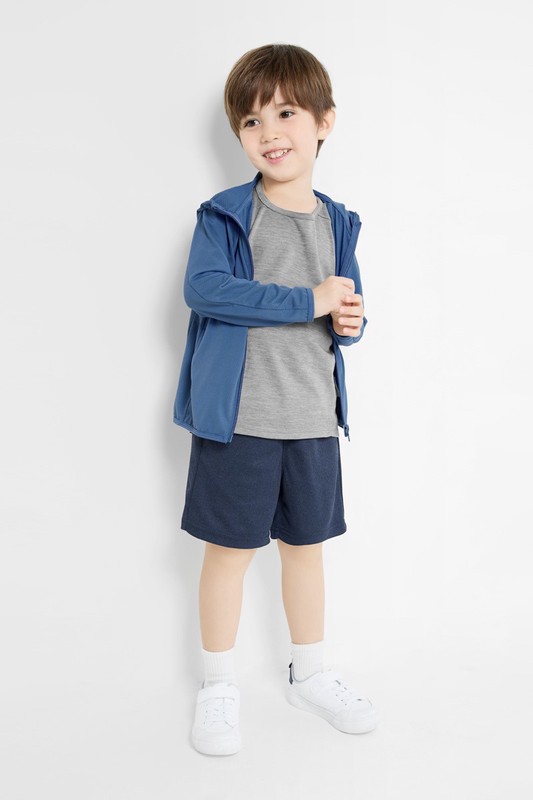 吸排網眼短褲-童