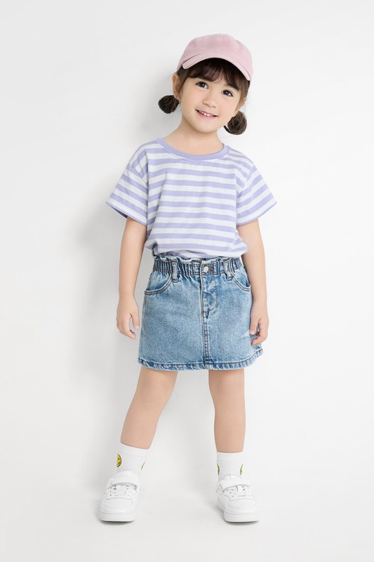 純棉條紋T恤-童
