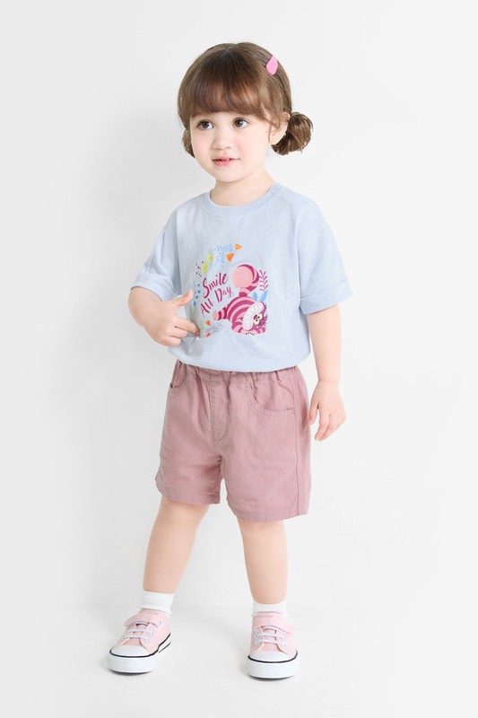 純棉鬆緊短褲-Baby