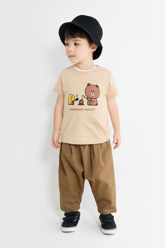 LINE FRIENDS印花T恤-02-童