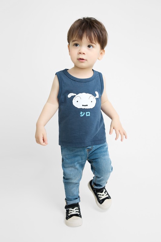 蠟筆小新純棉印花背心-Baby