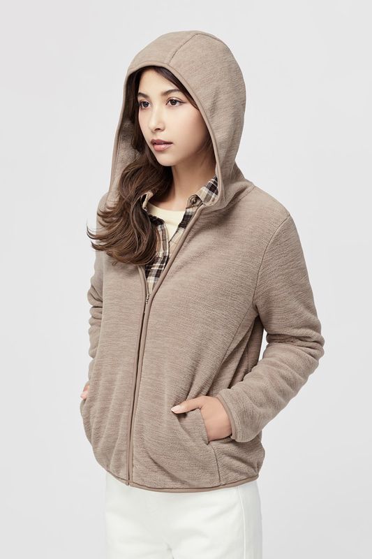 Fleece連帽外套-女