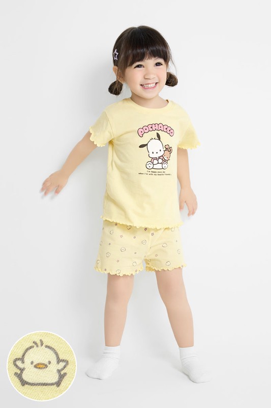 三麗鷗純棉木耳邊家居套裝-02-童