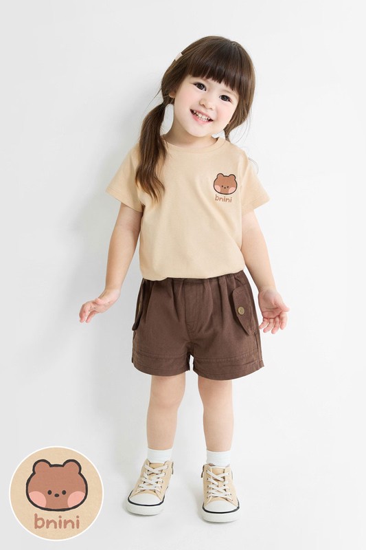 LINE FRIENDS minini印花T恤-01-童