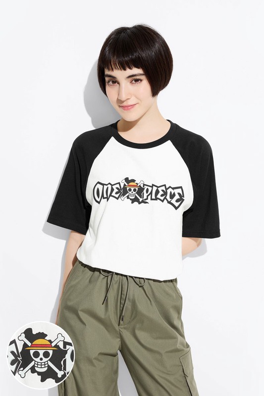 航海王拉克蘭袖印花T恤-10-男