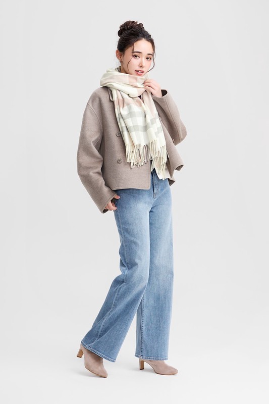 格紋圍巾-中性款