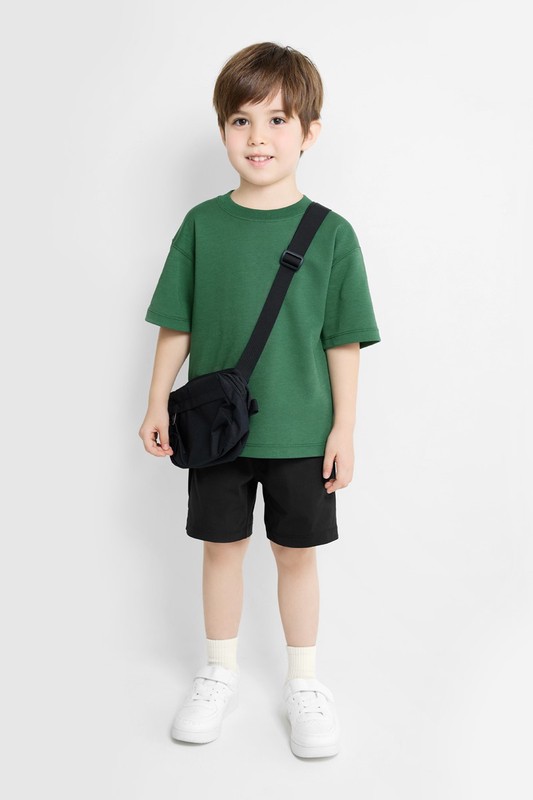 彈性運動短褲-童