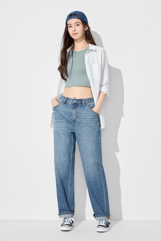 Bra削肩中短版背心-女