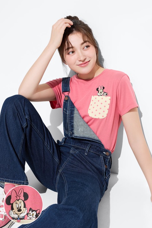 迪士尼系列口袋印花T恤-11-女