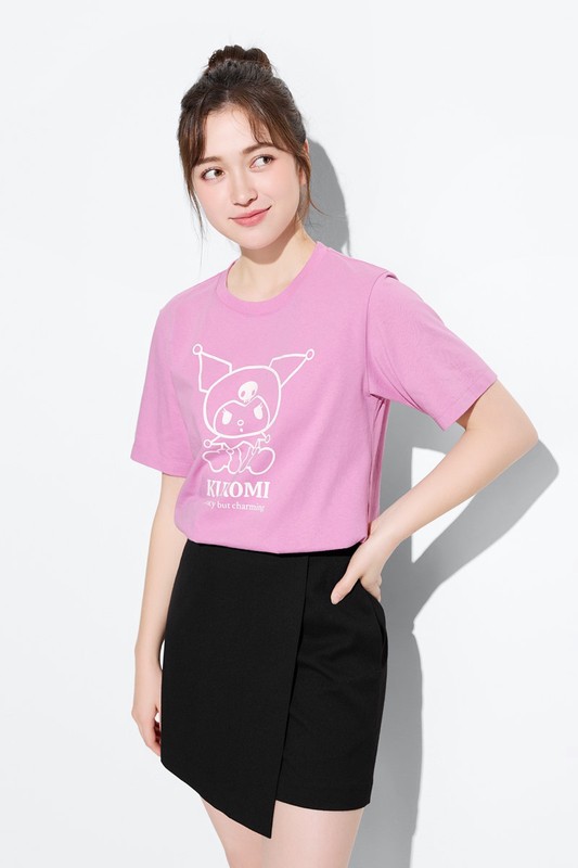 三麗鷗寬版印花T恤-09-女