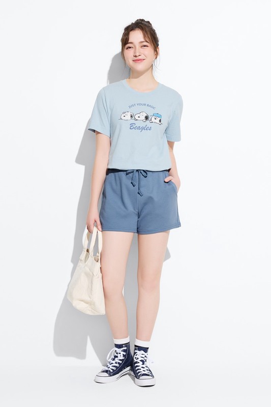 史努比系列厚版印花T恤-10-女